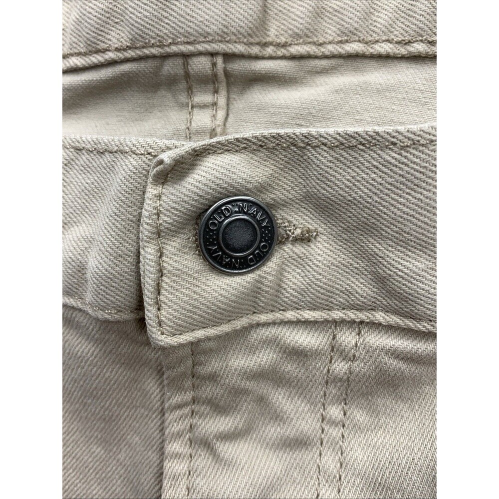 Old Navy Men’s Pants Light Khaki Straight Built In Flex Beige Five Pocket  40X30 - Picture 13 of 14